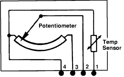 Vane air flow meter pins